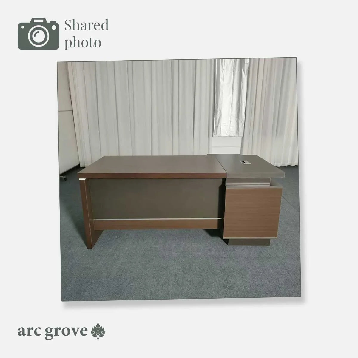 Hershey · Modern L-Shaped Executive Desk