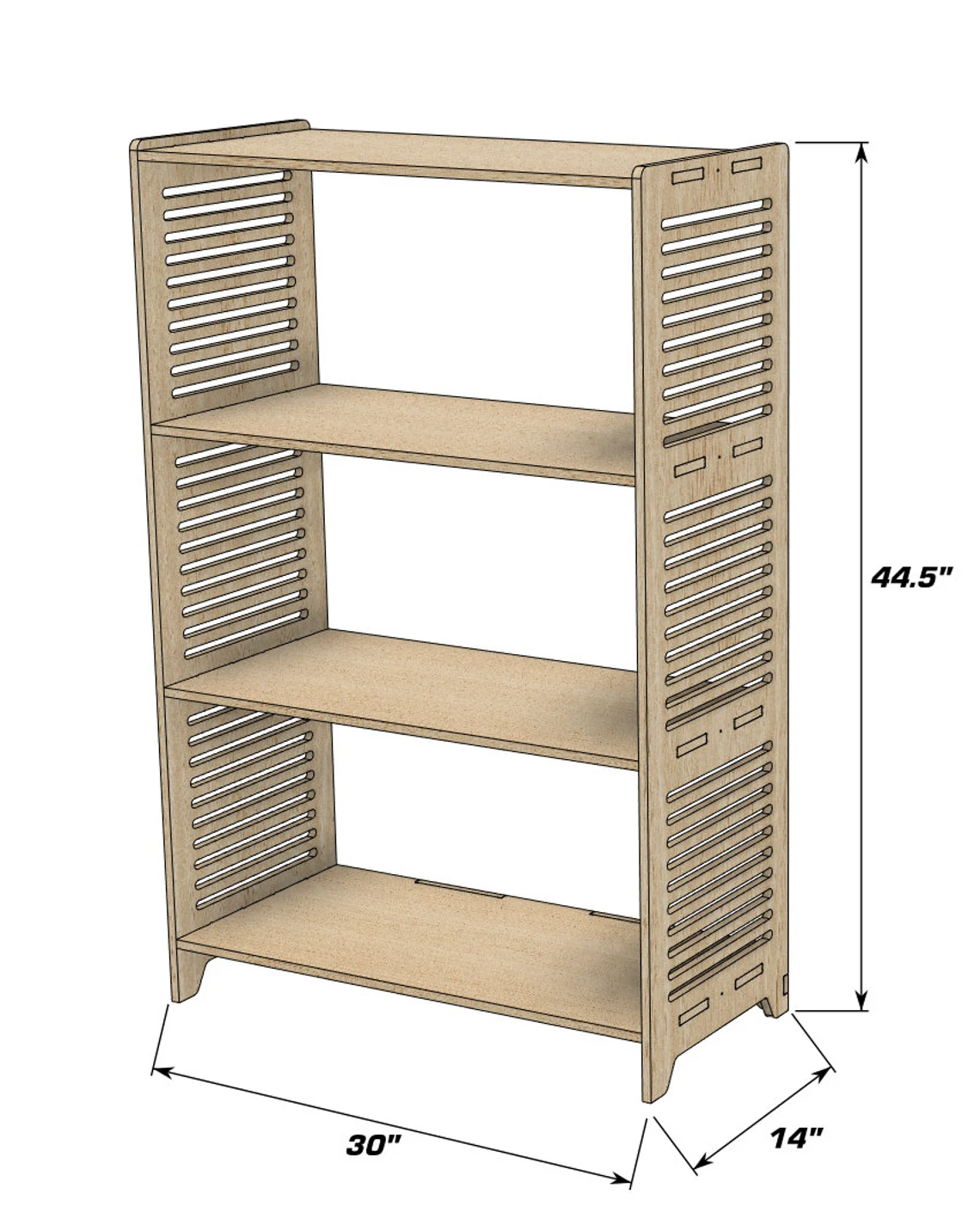 SPARROW- Large Toy Shelf
