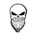 Autocollant Punisher Barbu