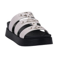 Women's Stevie White Strappy Slide Platform Sandals