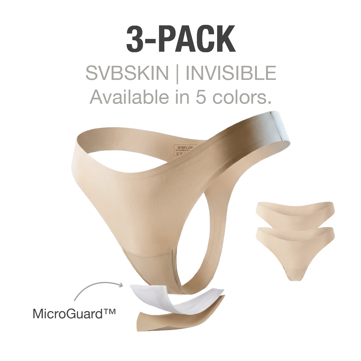 INVISIBLE Thong - Seamless Camel Toe-Proof