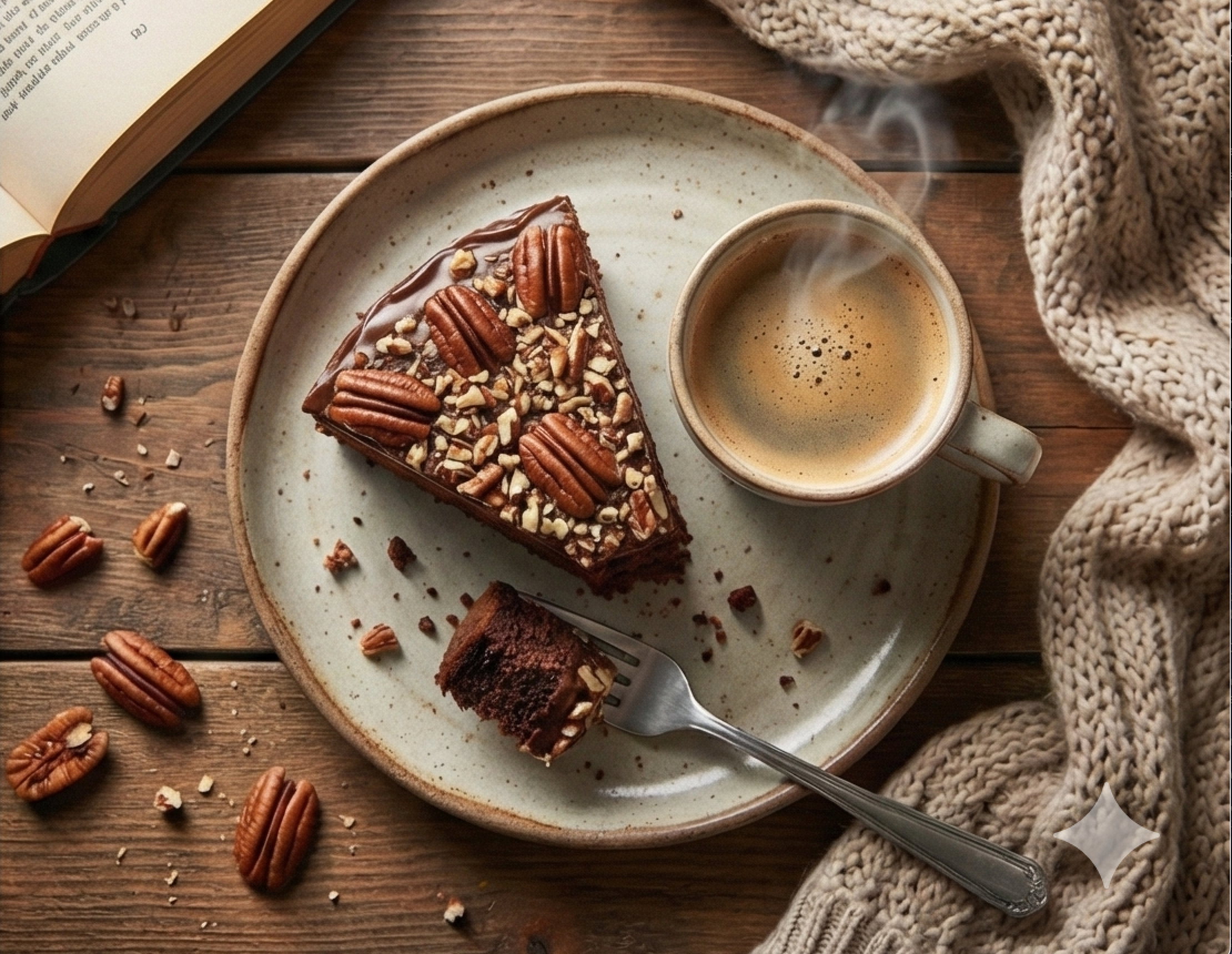 Andy Anand Caramel Pecan Cake, 9-Inch, 2.8 lb – Hand-Baked, Toasted Pecans, Caramel Drizzle, No Preservatives, Birthday & Holiday Gift