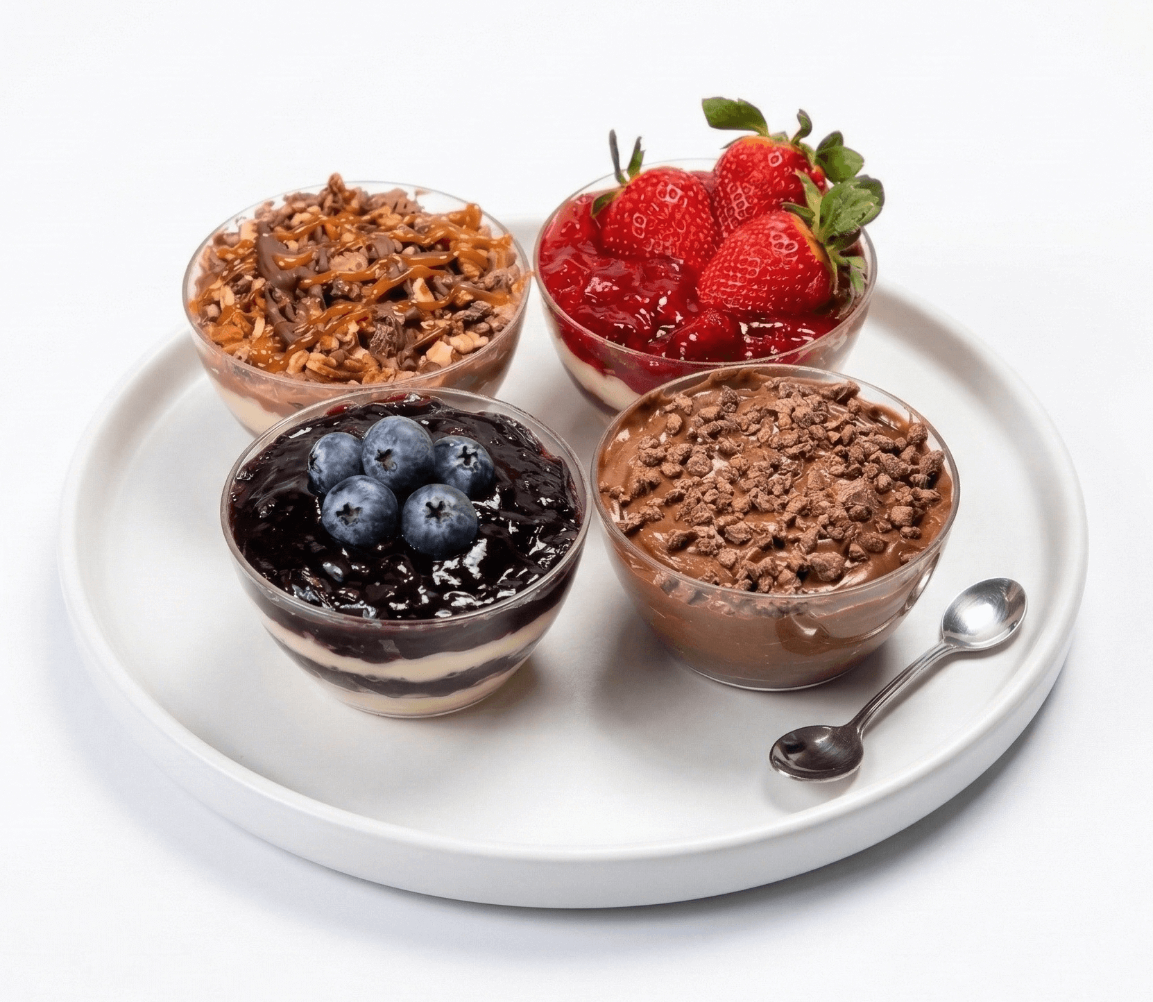 Andy Anand Sugar-Free Cheesecake Sampler, 4 Flavors, 3.7 lb – Keto & Diabetic-Friendly, Strawberry, Blueberry, Triple Chocolate & Turtle