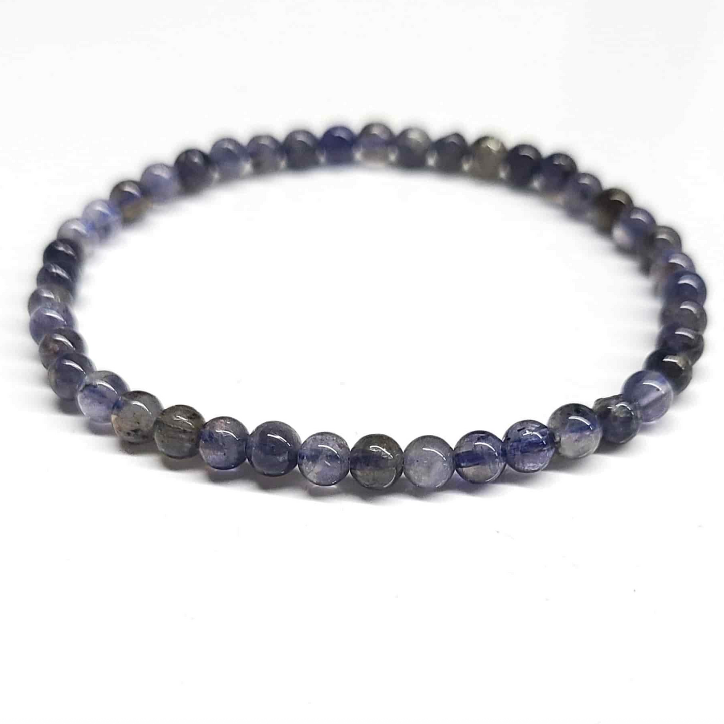 Iolite Round Bead Bracelet - Visionary Guidance