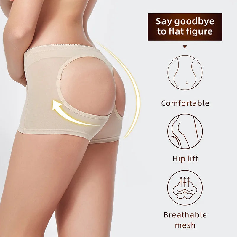 Women Butt Lifter Shaper Panties Shorts Butt Lift Underwear Briefs Body Shaper Sexy Ass Push Up Panty Buttock Open Hip Booty