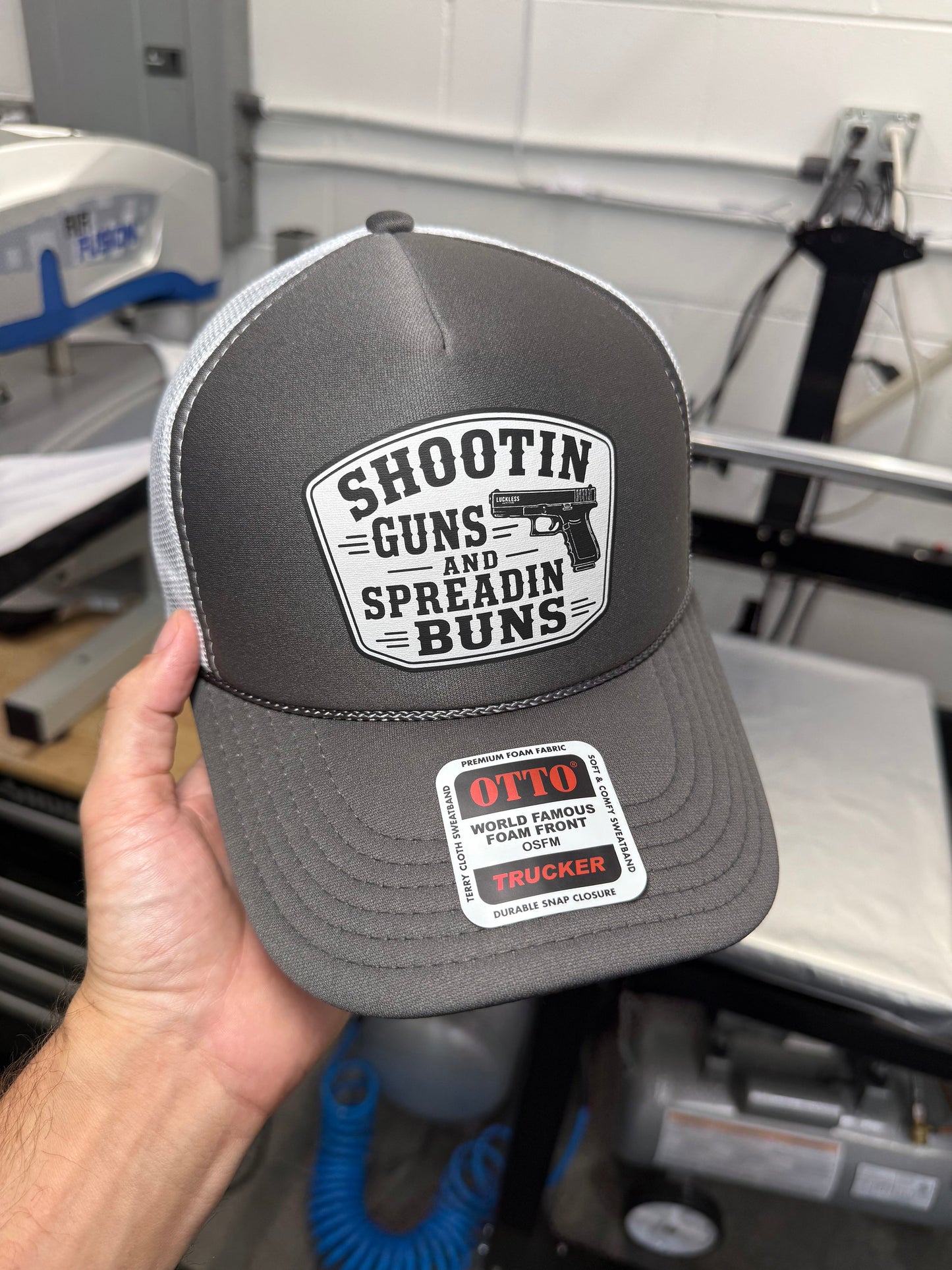 Shootin Guns & Spreadin Buns Hat