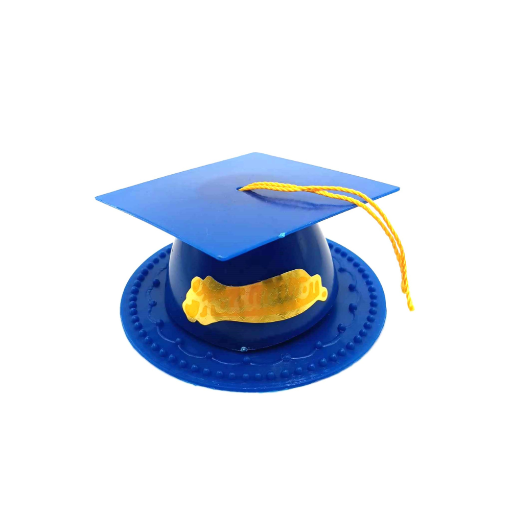 DÉCORATION DE GÂTEAU DE REMISE DE DIPLÔME 3,5 po, paquet de 24 *7 couleurs disponibles*