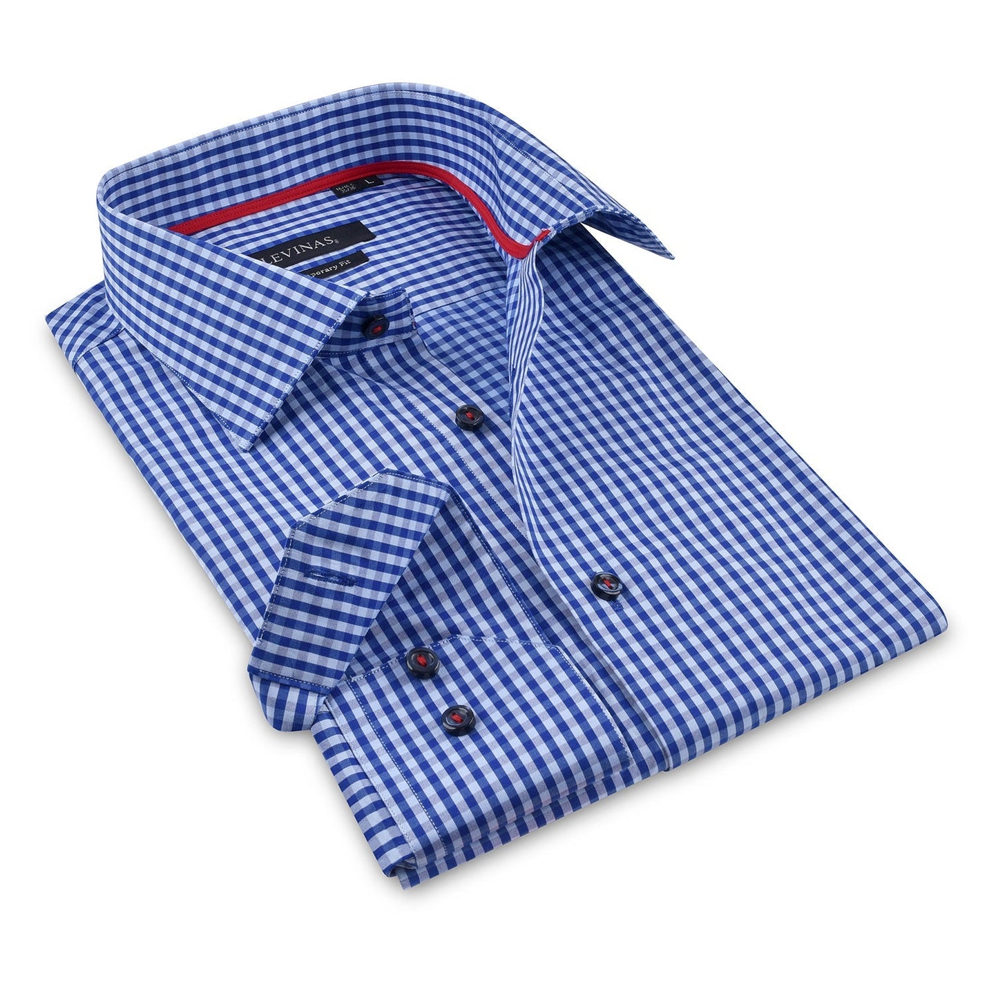 Signature Shirt //  - Contemporary Fit - contrast  trimming - final sale - Size Small