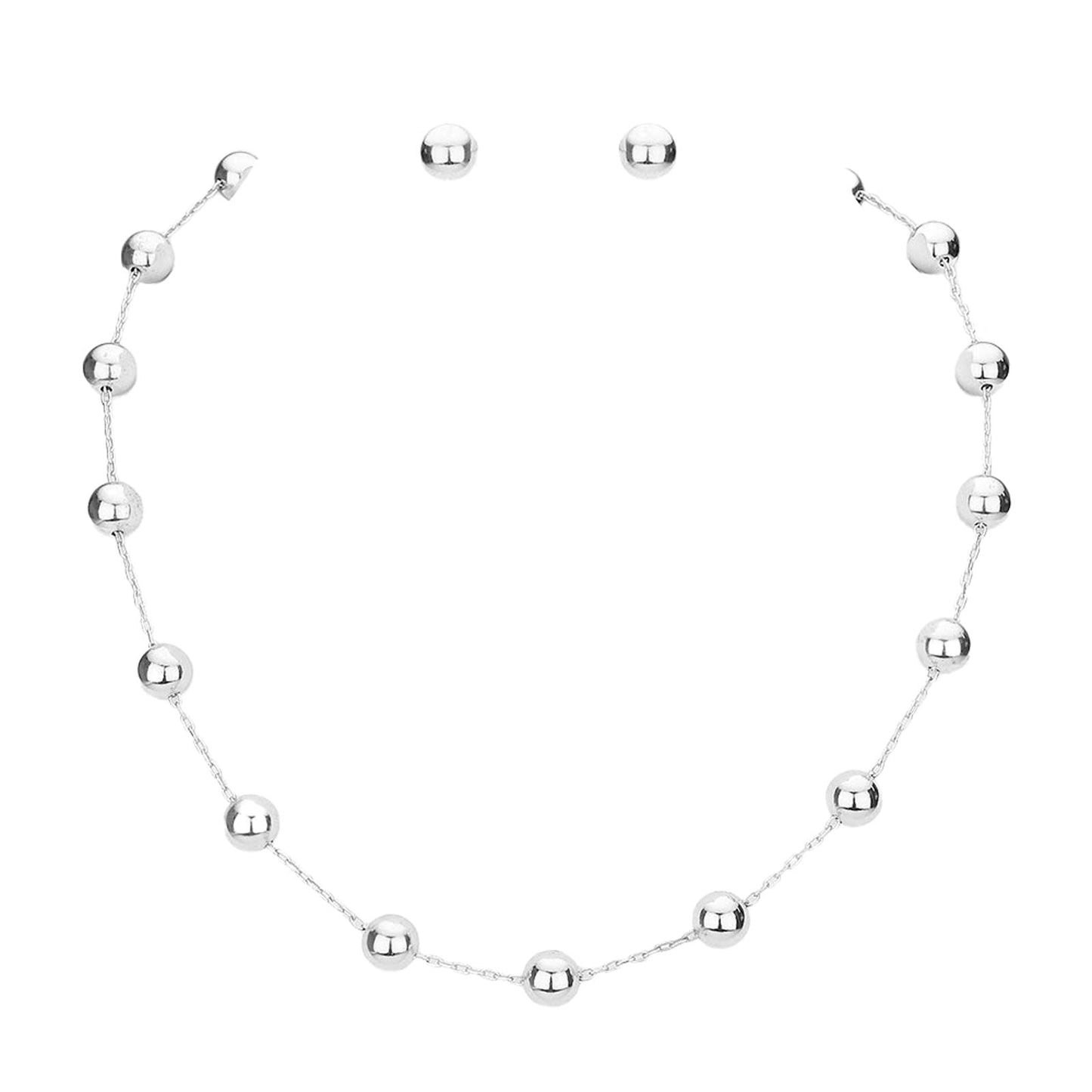 Metal Station Necklace