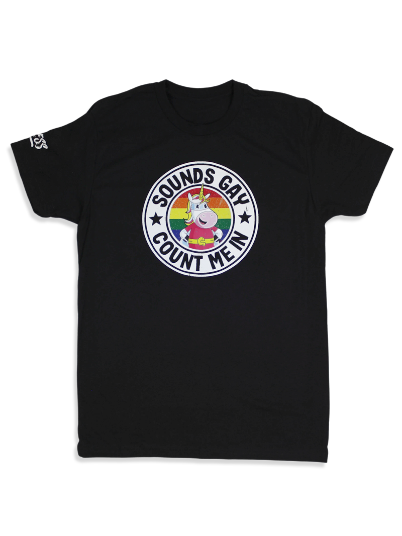 Sounds Gay Count Me In Tee