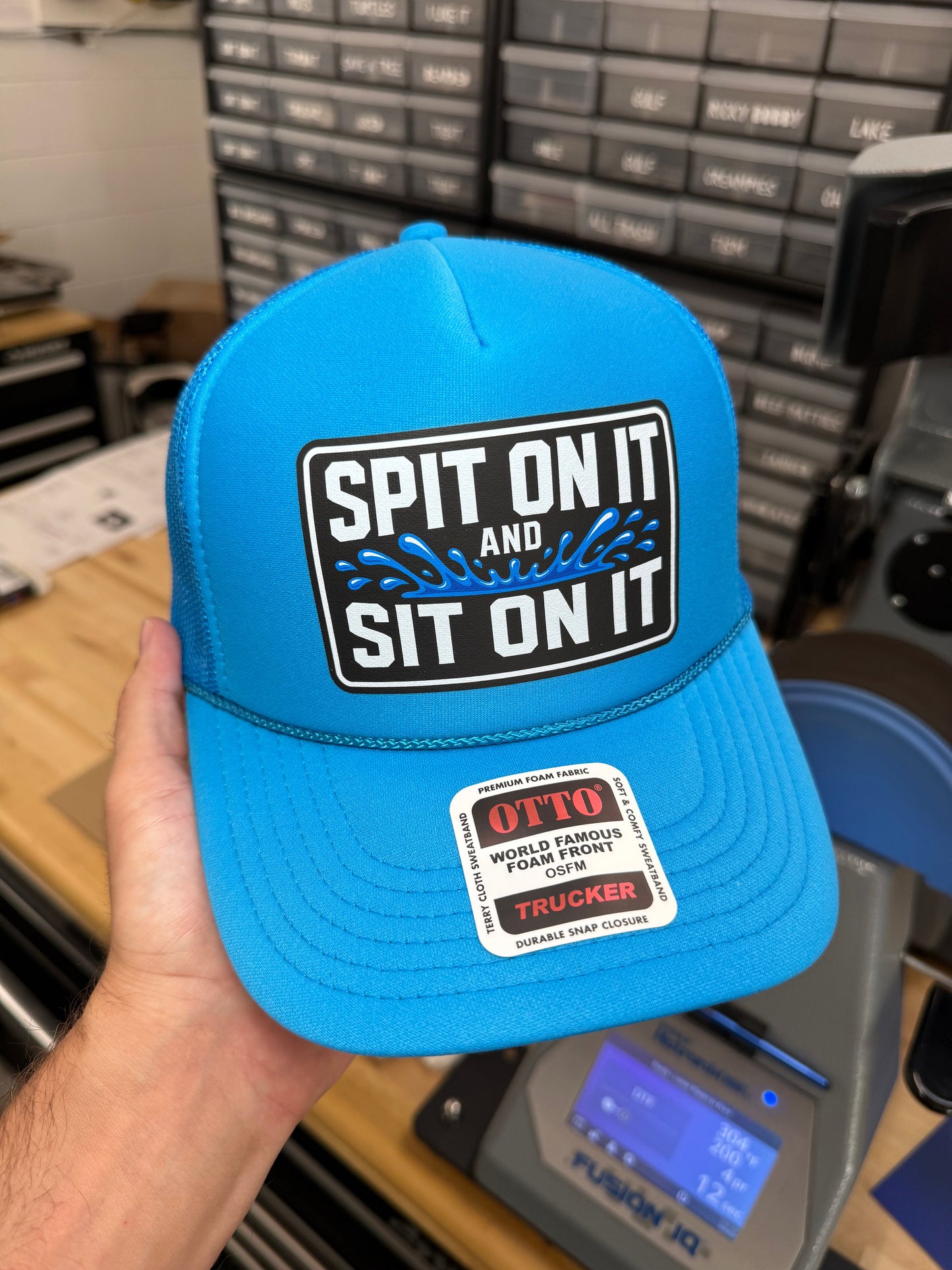 Spit On It and Sit On It Foam Trucker Hat