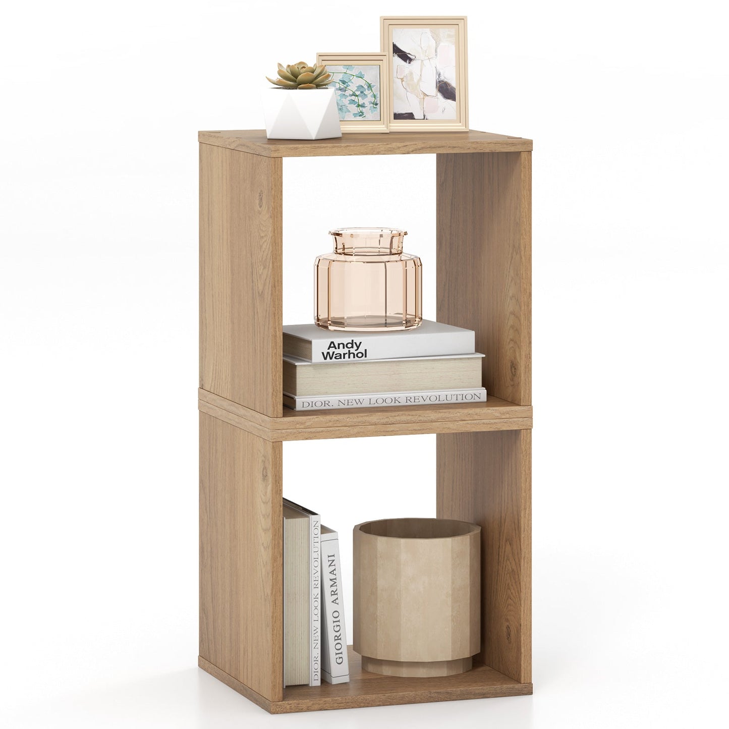 Cube Storage Organizer Set of 2 for Living Room Bedroom Study