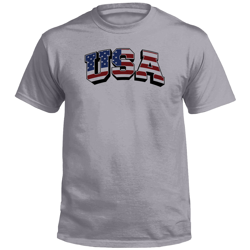 USA旗文字（前面）