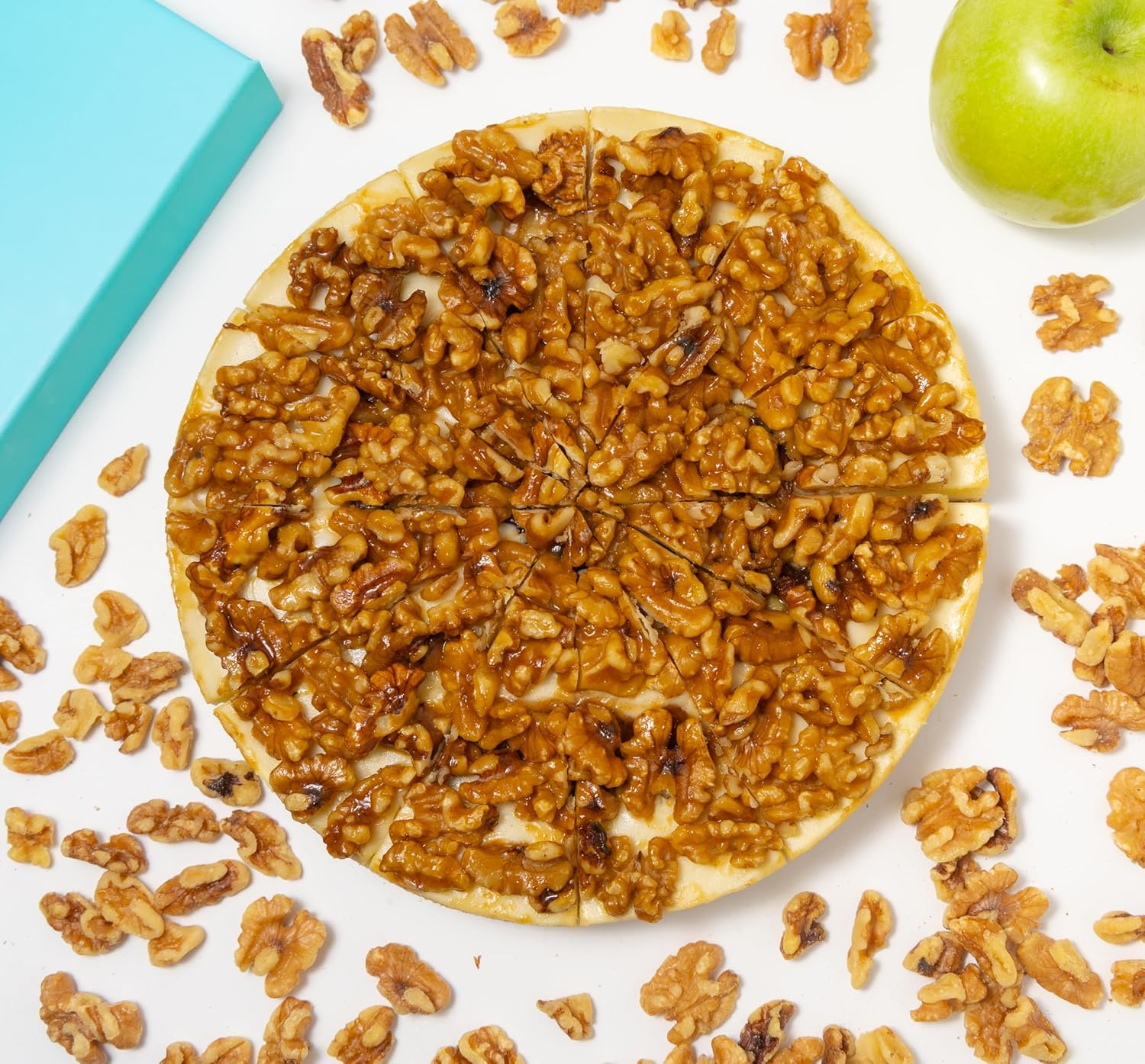 Andy Anand Sugar-Free Caramel Apple Cheesecake, 9-Inch, 2.8 lb – Cinnamon Apple, Keto & Diabetic-Friendly, California Cream Cheese Gift