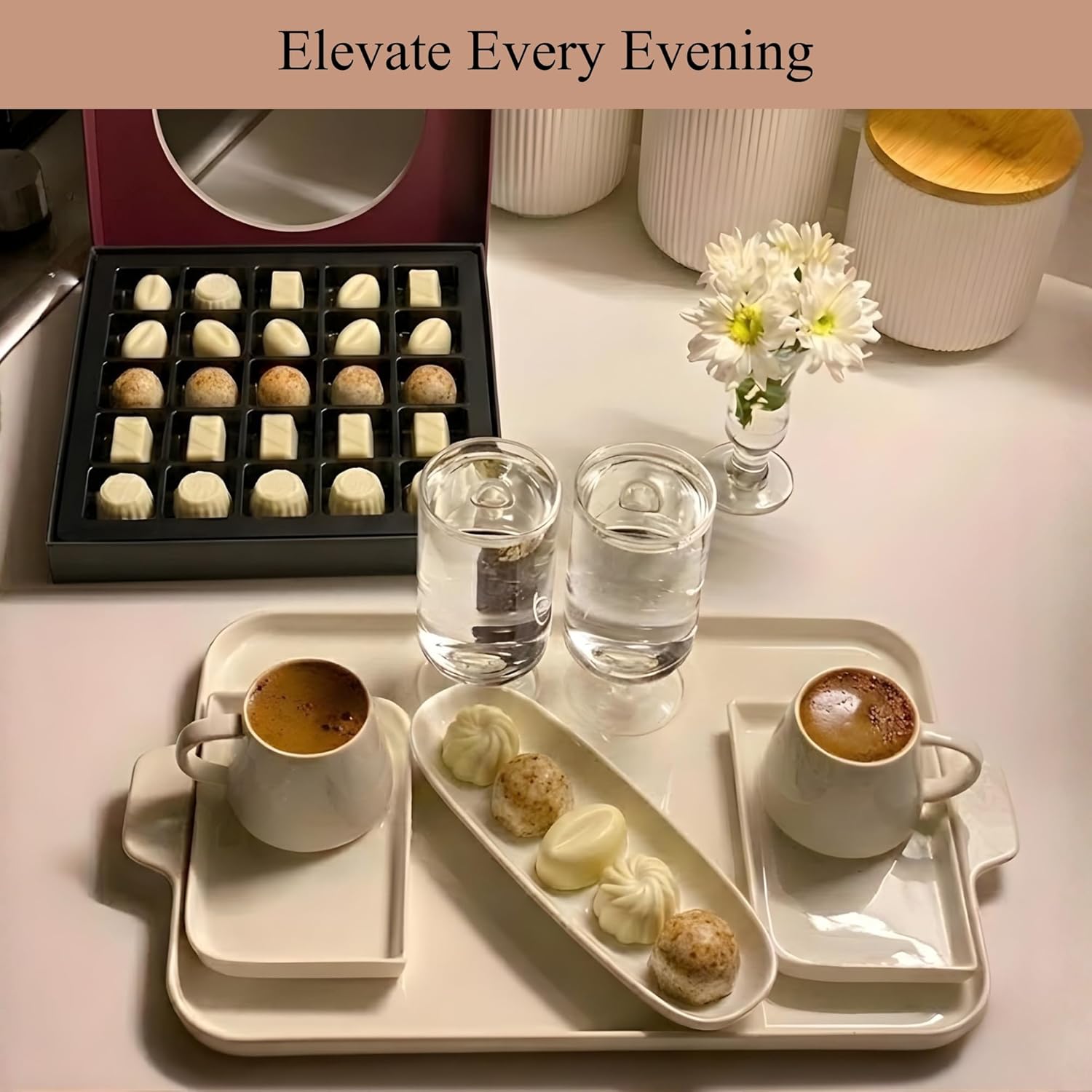 Andy Anand Sugar-Free Belgian White Chocolate Truffles & Pralines, 25 pc, 10.5 oz – Stevia Sweetened, Keto & Diabetic-Friendly Gift Box