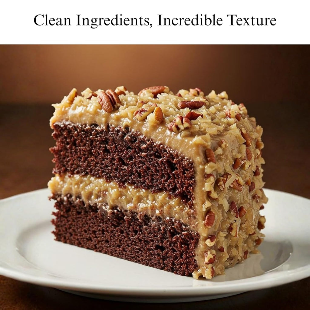 Andy Anand Sugar-Free German Chocolate Cake, 2.4 lb – Belgian Cocoa, Coconut-Pecan Filling, Keto & Diabetic-Friendly Birthday Gift Box