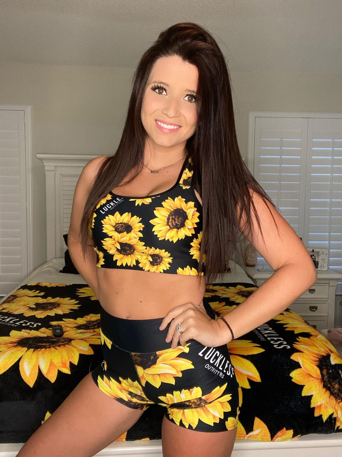 Sunflower Sports Bra