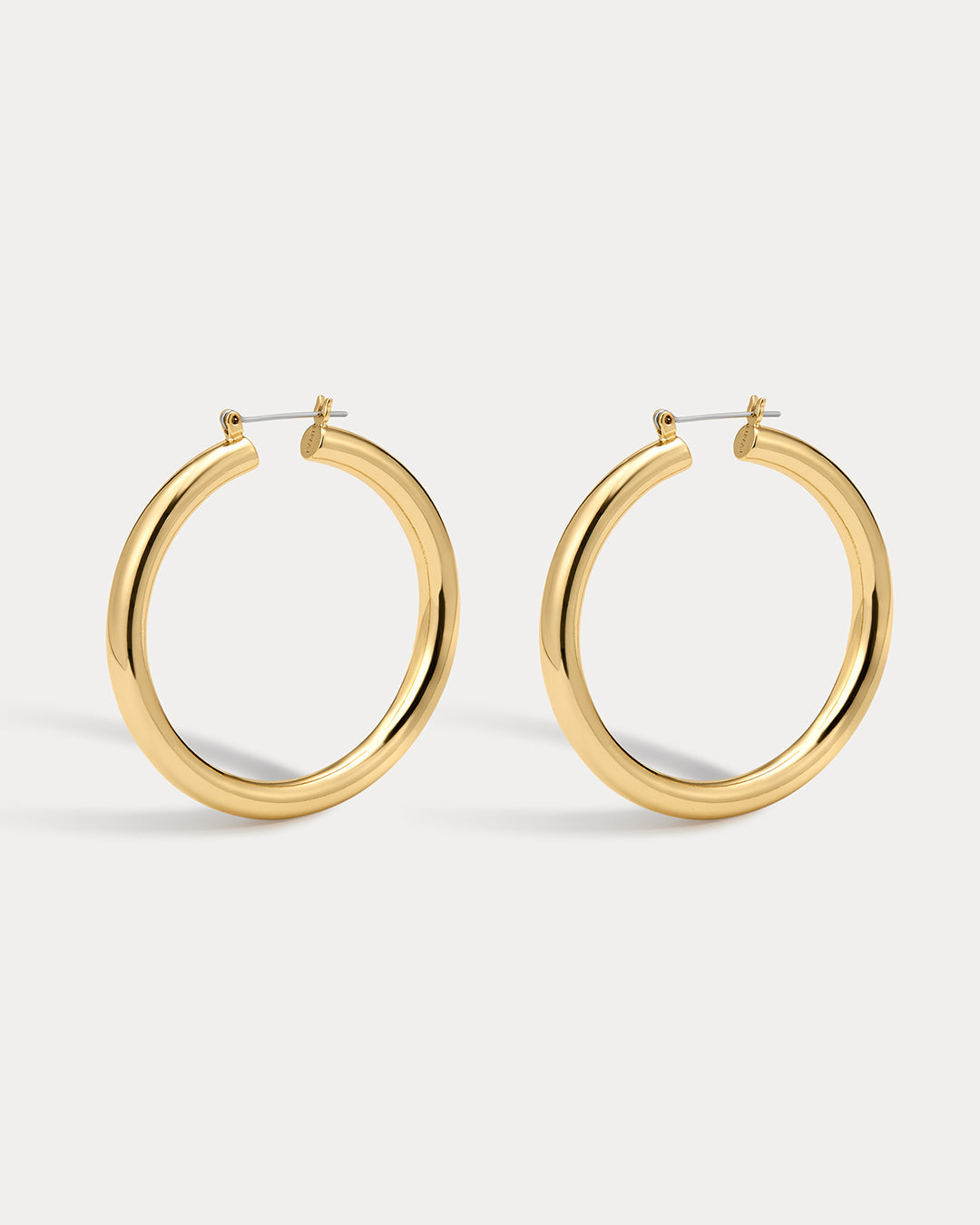 Amalfi Tube Hoops- Gold (Ships Late September)