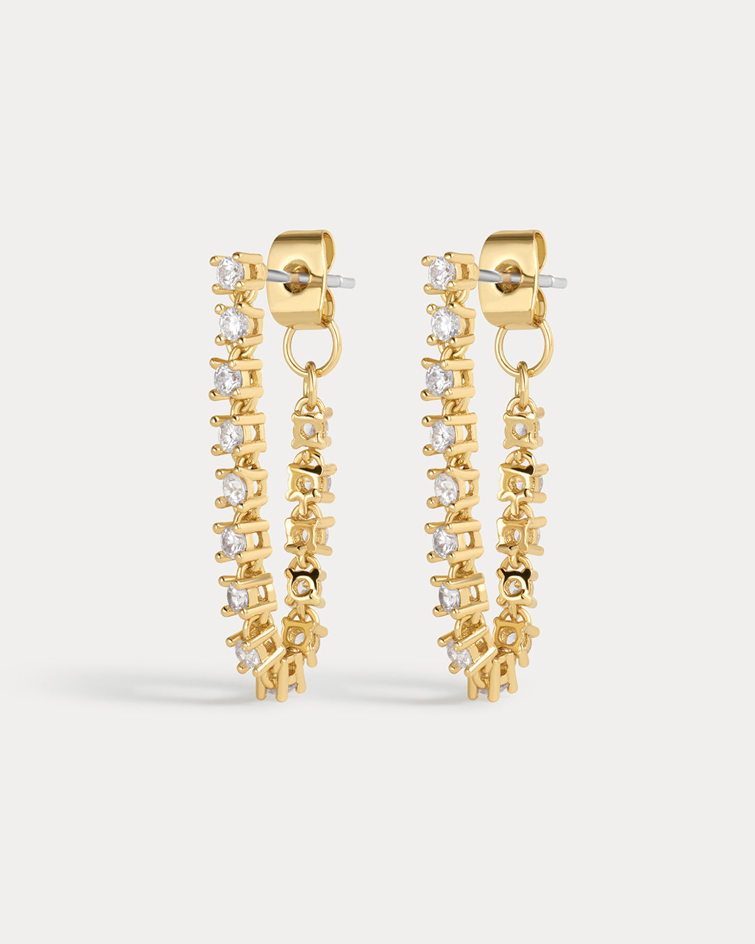 Ballier Chain Studs- Gold (Ships Late September)