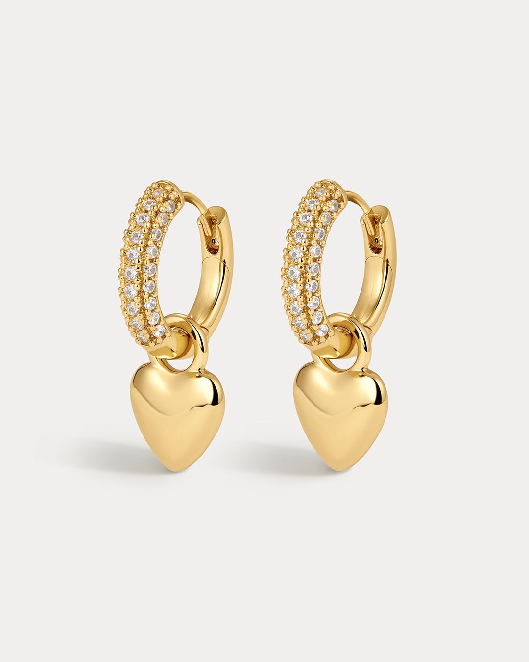 Puffy Heart Huggies- Gold (Ships Late September)