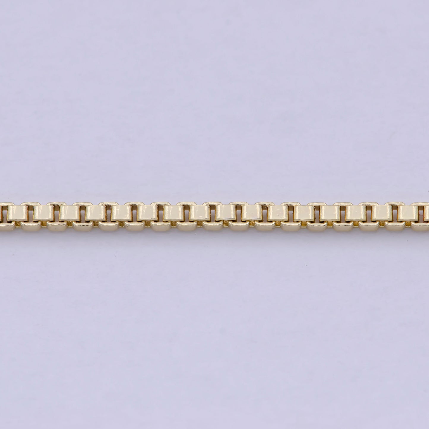 14K Gold Filled Box Chain Necklace 18 Inch Box Chain Necklace, Dainty 1.2mm Box Necklace w/ Lobster Clasp | WA-813 Clearance Pricing