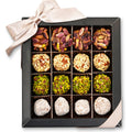 Andy Anand No Sugar Added Natural Truffles, 16 Pc Pistachio Hazelnut &amp; Coconut Gift Box, Carrot Paste Base, Chocolate Free, Diabetic Friendly, Keto Friendly, Gourmet Birthday Gift