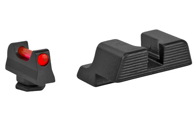 Trijicon Fiber Sight -  Fits GLOCK 17/19/26/27/33/34 -  Comes With Red and Green Fiber