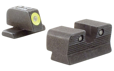 Trijicon HD Tritium Sight -  Fits Colt 1911 -  Orange Outline -  Novak Low Mount Dovetail Cut