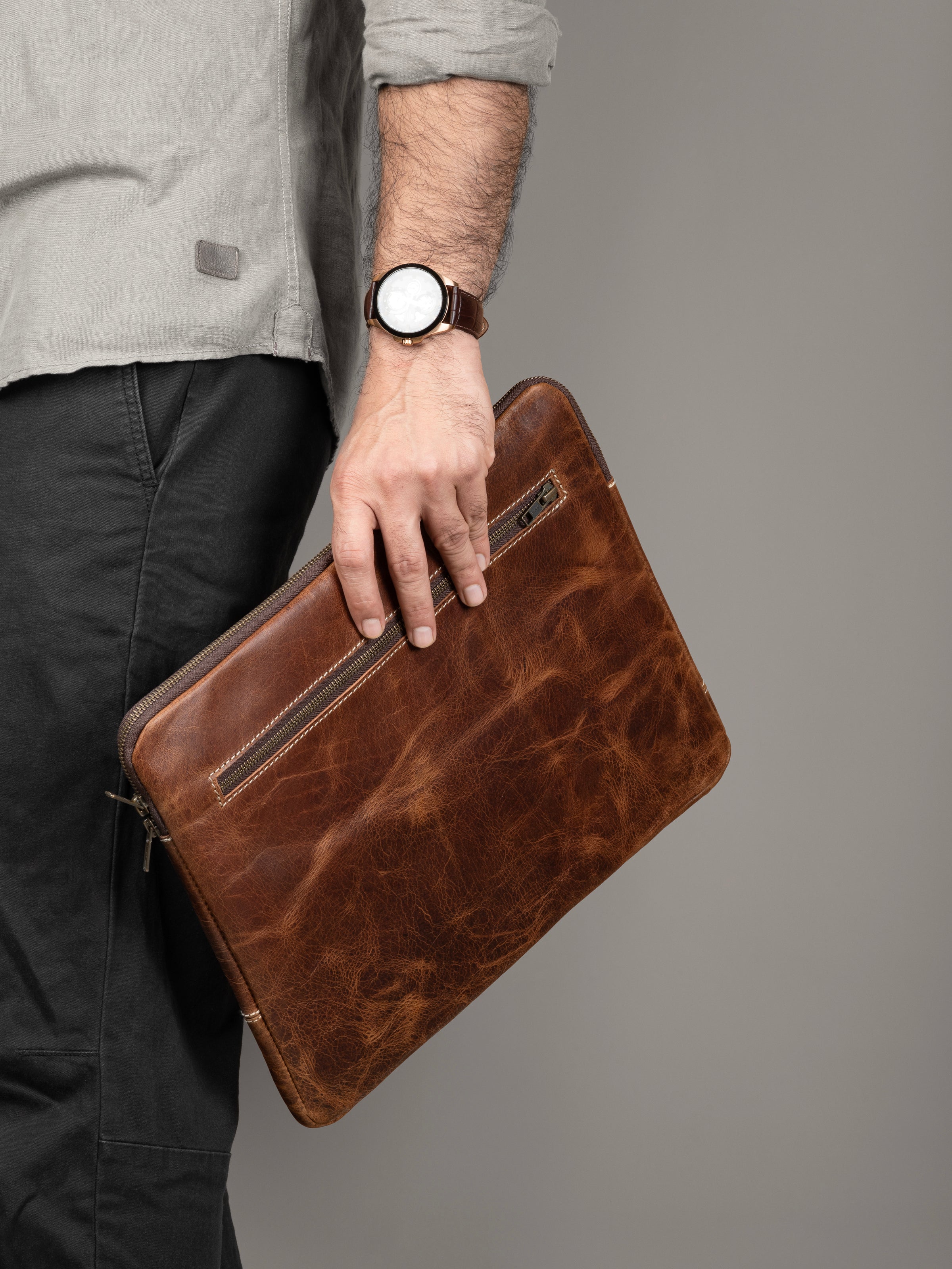 Tan Laptop Sleeve