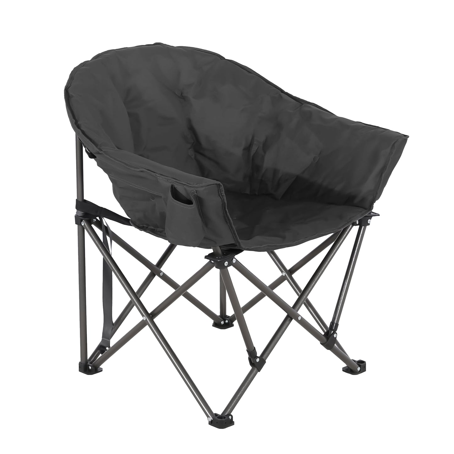 Ainfox 2PCS Oversized Camping Chair Folding Chair Camp Chair for Outdoor, Adults, Men and Women