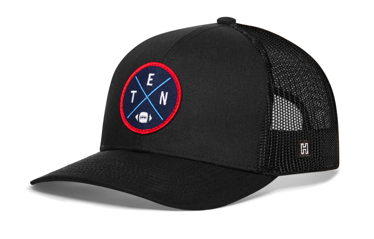 Tennessee Football Trucker Hat  |  Navy Blue TEN X Snapback