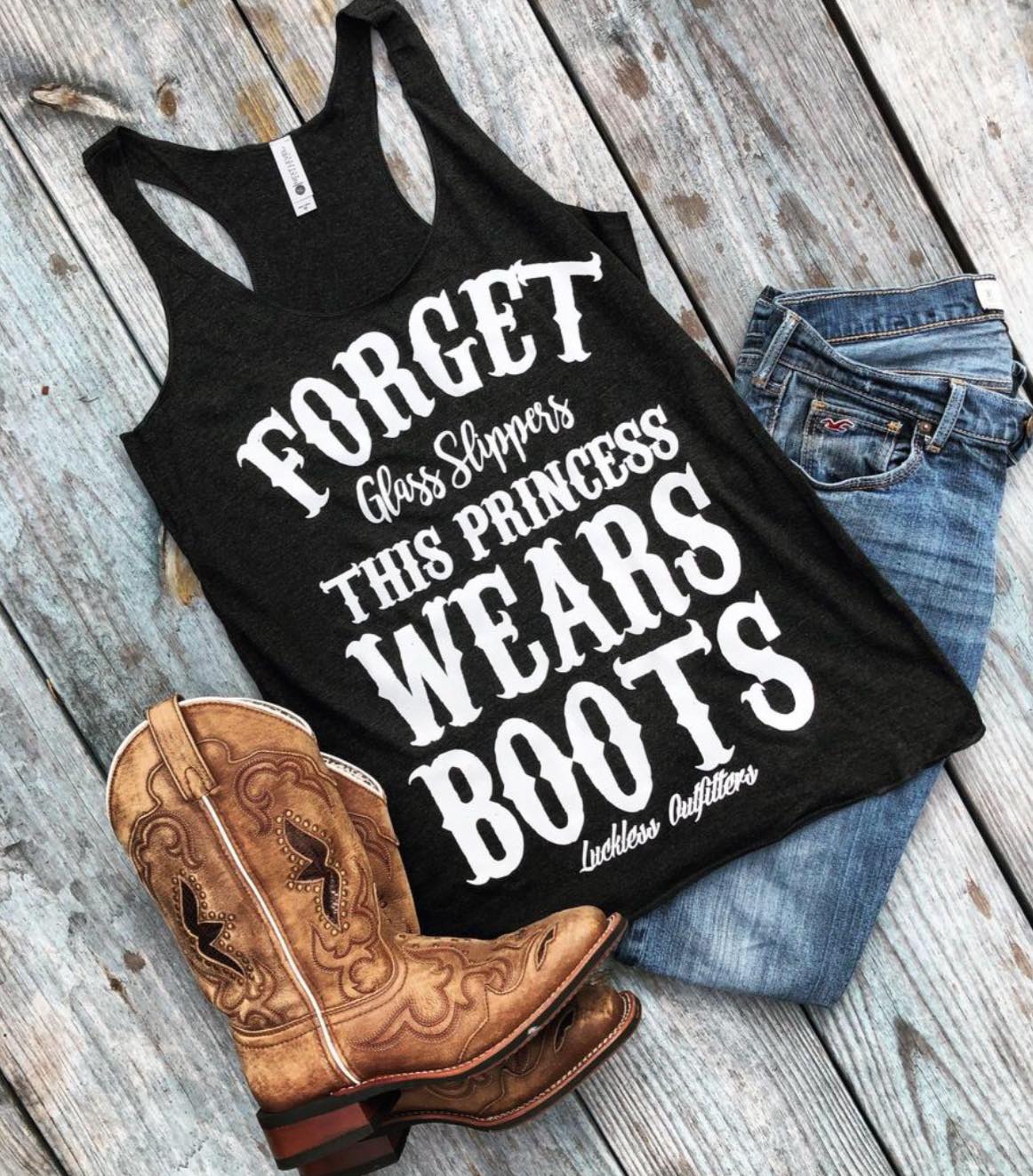 This Princess Wears Boots Tank Top
