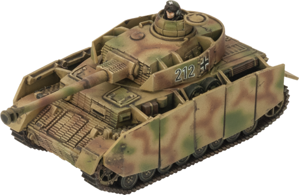 Flames of War: German Panzer IV Tank Platoon (Late War)