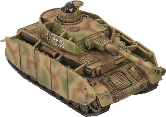 Flames of War: German Panzer IV Tank Platoon (Late War)