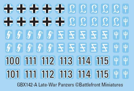 Flames of War: German Panzer IV Tank Platoon (Late War)