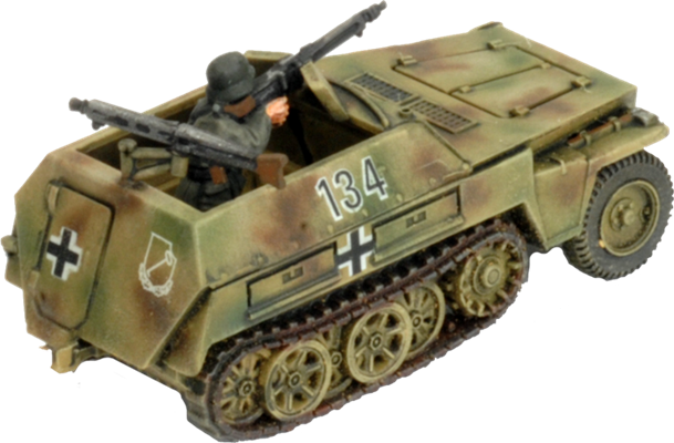 Flames of War: German Armoured Reconnaissance Company HQ (Late War)