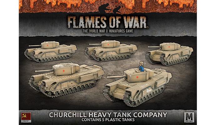Flames of War: Soviet Churchill Heavy Tank Company (Mid War)