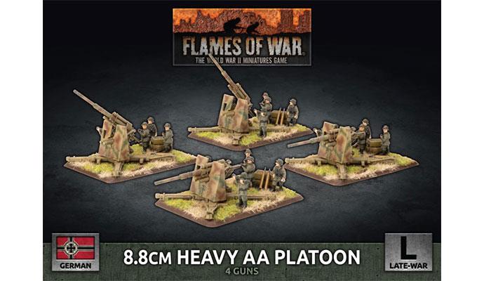 Flames of War: German 8.8cm Heavy AA Platoon (Late War)