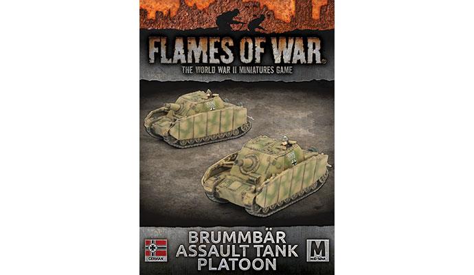 Flames of War: German Brummbar Assault Tank Platoon (Mid War)