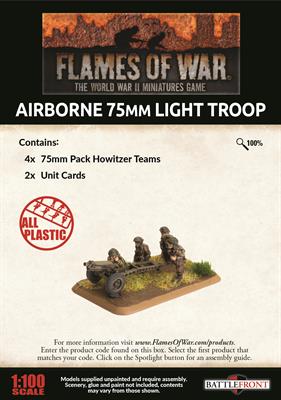 Flames of War: British Airborne 75mm Light Troop (Late War)
