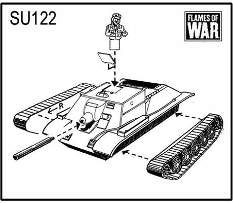 Flames of War: Soviet SU-122 (Mid War)