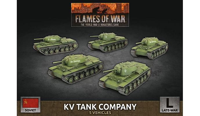 Flames of War: Soviet KV Tank Company (Late War)