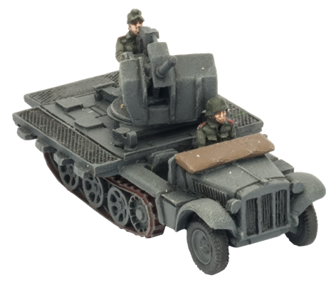 Flames of War: German SD KFZ 10/4 Light AA Platoon (Mid War)
