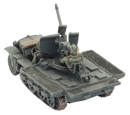 Flames of War: German SD KFZ 10/4 Light AA Platoon (Mid War)