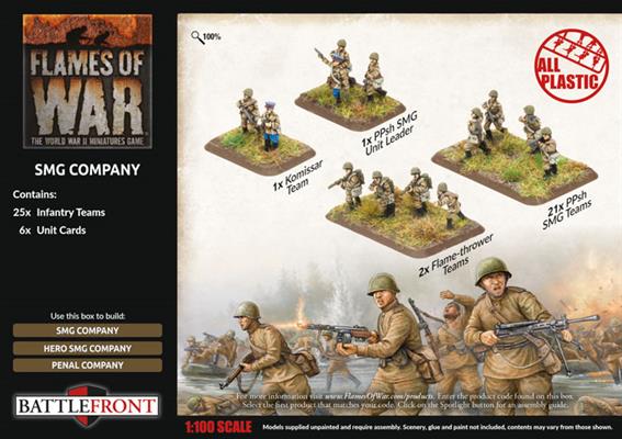 Flames of War: Soviet SMG Company (Late War)