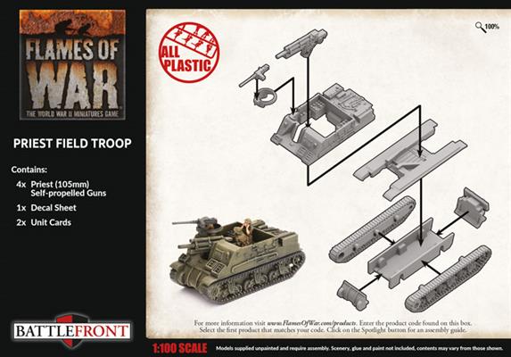 Flames of War: British Priest Field Troop (Late War)