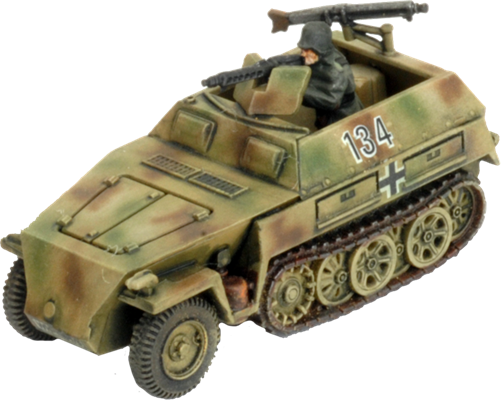 Flames of War: German Armoured Reconnaissance Company HQ (Late War)