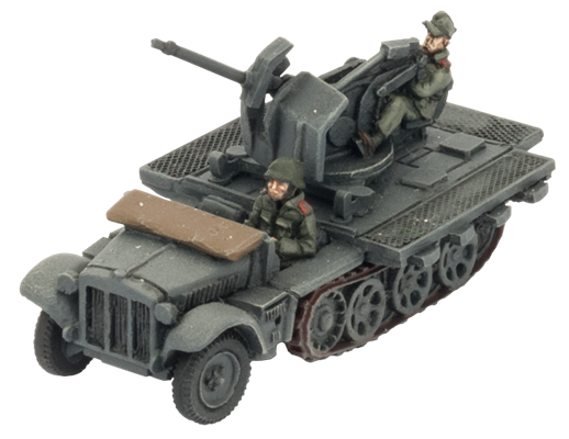 Flames of War: German SD KFZ 10/4 Light AA Platoon (Mid War)