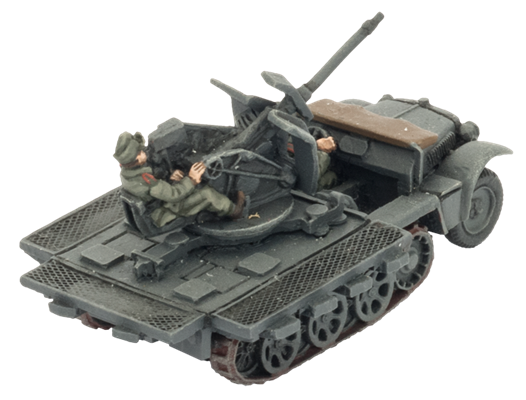 Flames of War: German SD KFZ 10/4 Light AA Platoon (Mid War)