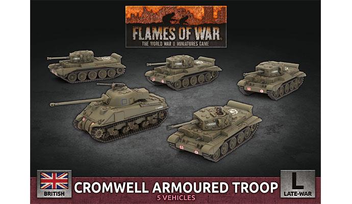 Flames of War: British Cromwell Armoured Troop (Late War)